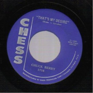 Chuck Berry - That's My Desire / Anthony Boy - 45 - Vinyl - 45''