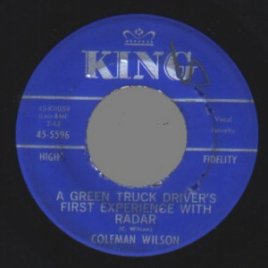 Coleman Wilson - Hot Rod Baby - 45 - Vinyl - 45''