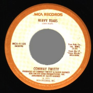 Conway Twitty - Happy Birthday Darling / Heavy Tears - 45 - Vinyl - 45''