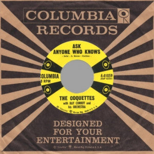 Coquettes - Sidewalk Sweethearts / Ask Anyone Who Knows - 45 - Vinyl - 45''