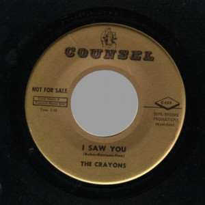 Crayons - Love At First Sight / I Saw You - 45 - Vinyl - 45''