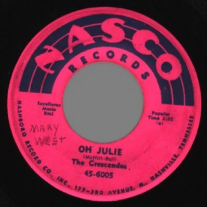 Crescendos - Oh Julie / My Little Girl - 45 - Vinyl - 45''