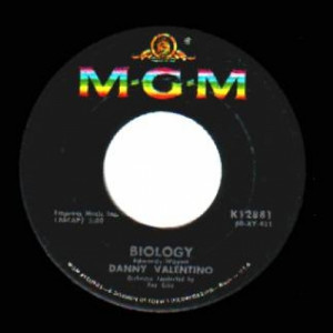 Danny Valentino - A Million Tears / Biology - 45 - Vinyl - 45''