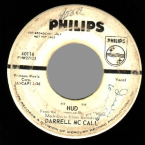 Darrell Mccall - Hud / No Place To Hide - 45 - Vinyl - 45''