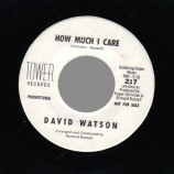 David Watson - How Much I Care / Please Won't You Stay - 45