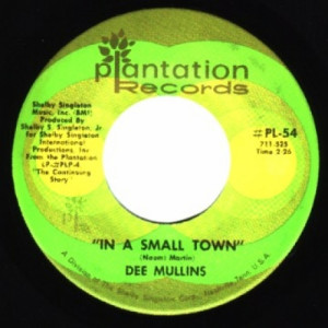 Dee Mullins - In A Small Town / Irma Jackson - 45 - Vinyl - 45''