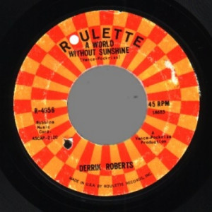 Derrick Roberts - There Won't Be Any Snow / A World Without Sunshine - 45 - Vinyl - 45''