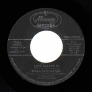 Dinah Washington - I'm In Heaven Tonight / Love Walked In - 45 - Vinyl - 45''