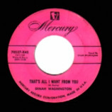 Dinah Washington - That's All I Want For You / You Stay On My Mind - 45