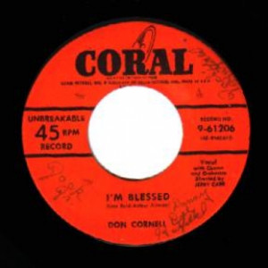 Don Cornell - I'm Blessed / Hold My Hand - 45 - Vinyl - 45''