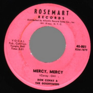 Don Covay & The Goodtimers - Mercy Mercy / Can't Stay Away - 45 - Vinyl - 45''