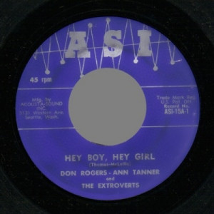 Don Rogers - Ann Tanner & The Extroverts - Hey Boy, Hey Girl / Brown Skinned Girl - 45 - Vinyl - 45''