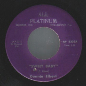 Donnie Elbert - Sweet Baby / I Can't Get Over Losing You - 45 - Vinyl - 45''