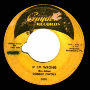 Donnie Owens - Need You / If I'm Wrong - 45 - Vinyl - 45''