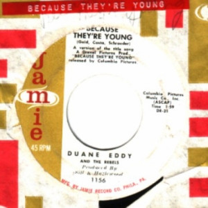 Duane Eddy & The Rebels - Because They're You / Rebel Walk - 45 - Vinyl - 45''
