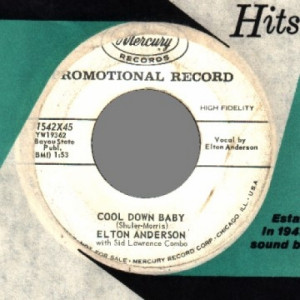 Elton Anderson With Sid Lawrence Combo - Cool Down Baby / Secret Of Love - 45 - Vinyl - 45''