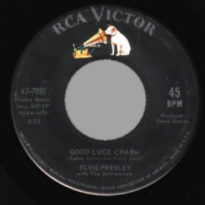 Elvis Presley - Anything That's Part Of You / Good Luck Charm - 45 - Vinyl - 45''