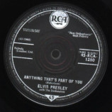 Elvis Presley - Good Luck Charm / Anything That''s Part Of You - 45