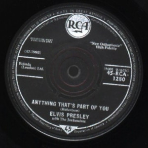 Elvis Presley - Good Luck Charm / Anything That''s Part Of You - 45 - Vinyl - 45''