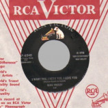 Elvis Presley - I Want You, I Need You, I Love You / My Baby Left Me - 45
