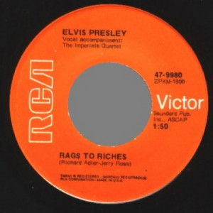 Elvis Presley - Where Did They Go Lord / Rags To Riches - 45 - Vinyl - 45''