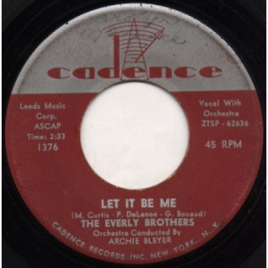Everly Brothers - Let It Be Me / Since You Broke My Heart - 45 - Vinyl - 45''