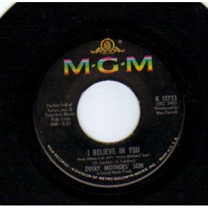 Every Mothers' Son - Come On Down To My Boat / I Believe In You - 45 - Vinyl - 45''