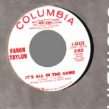 Faron Taylor - Blue Eyed Soul / It's All In The Game - 45
