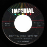 Fats Domino - Yes My Darling / I Want You To Know - 45