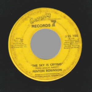 Fenton Robinson - The Sky Is Crying / Let Me Come On Back Home - 45 - Vinyl - 45''