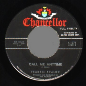Frankie Avalon - All Of Everything / Call Me Anytime - 45 - Vinyl - 45''