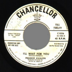 Frankie Avalon - I'll Wait For You / What Little Girl - 45 - Vinyl - 45''
