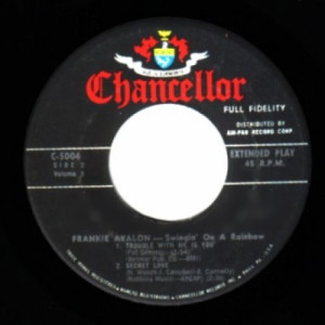 Frankie Avalon - Swingin' On A Rainbow - EP - Vinyl - EP
