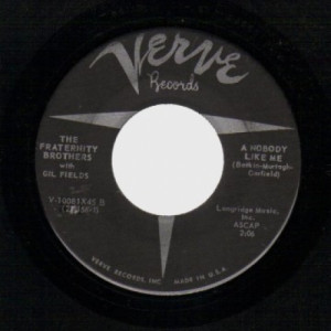 Fraternity Brothers - A Nobody Like Me / Passion Flower - 45 - Vinyl - 45''