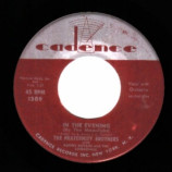 Fraternity Brothers - Oh Tell Me Why / In The Evening - 45