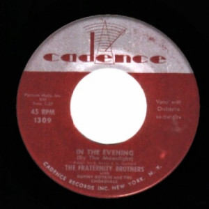 Fraternity Brothers - Oh Tell Me Why / In The Evening - 45 - Vinyl - 45''