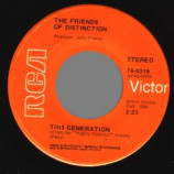 Friends Of Distinction - Love Or Let Me Be Lonely / This Generation - 45