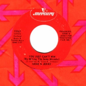 Gene & Jerry - Sho Is Grooving / You Just Can't Win - 45 - Vinyl - 45''