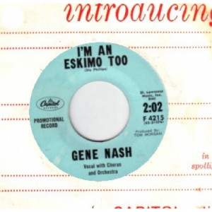 Gene Nash - Deutsche Rock 'n Roll / I'm An Eskimo Too - 45 - Vinyl - 45''