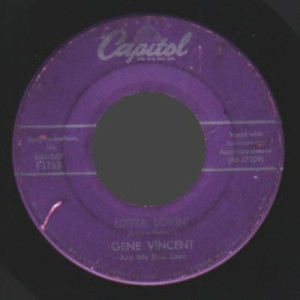 Gene Vincent - Lotta Lovin' / Wear My Ring - 45 - Vinyl - 45''