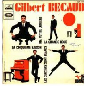 Gilbert Becaud - Les Cerisiers Sont Blancs - EP - Vinyl - EP