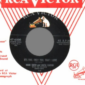 Hank Snow - It's You Only You That I Love / Keep Your Promise, Willie Thomas - 45 - Vinyl - 45''