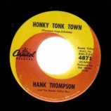 Hank Thompson - I'd Look Forward To Tomorrow / Honky Tonk Town - 45