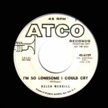 Helen Merrill - I'm So Lonesome I Could Cry / You Don't Know Me - 45