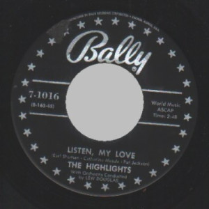 Highlights - City Of Angels / Listen, My Love - 45 - Vinyl - 45''