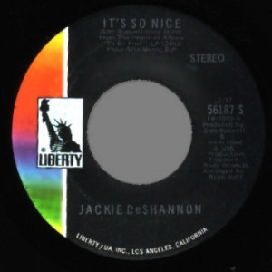 Jackie Deshannon - Mediterranean Sky / It's So Nice - 45 - Vinyl - 45''