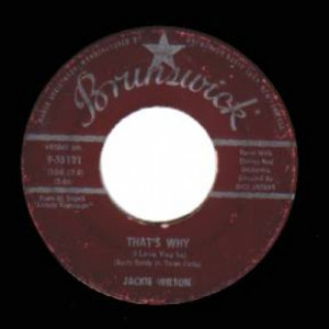 Jackie Wilson - That's Why I Love You So / Love Is All - 45 - Vinyl - 45''