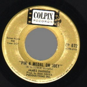 James Darren - Pin A Medal On Joey / Diamond Head - 45 - Vinyl - 45''