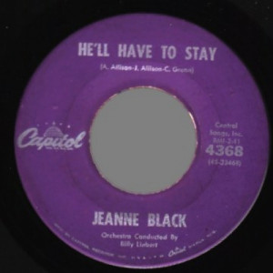 Jeanne & Janie / Jeanne Black - Under Your Spell Again / He'll Have To Stay - 45 - Vinyl - 45''