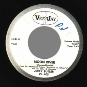 Jerry Butler - Moon River / Aware Of Love - 45 - Vinyl - 45''